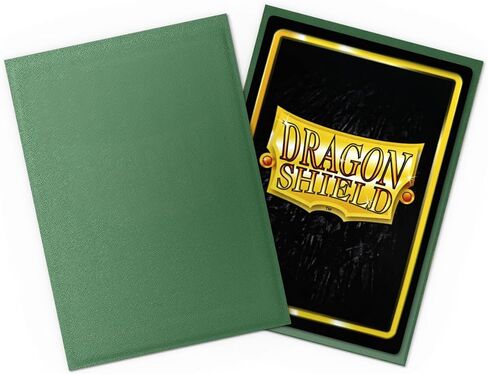 أكمام Dragon Shield - Dragon Shield Matte: Forest Green 100 CT - أكمام بطاقات MTG ناعمة وقوية - متوافقة مع بطاقات Pokemon & Magic The Gathering in Kuwait