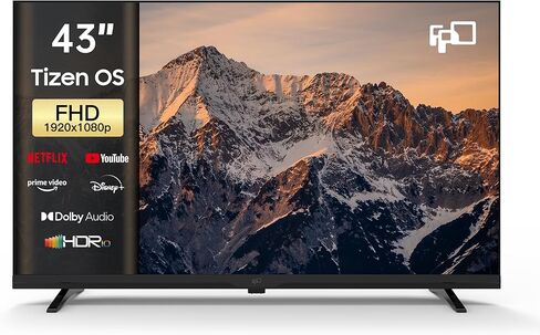 تلفزيون جوجل الذكي 43 بوصة، تلفزيون جوجل بدقة 1080 بيكسل عالي الدقة مع Google Play وChromecast مدمج، HDR 10، Dolby Audio، جهاز التحكم الصوتي، بث البث التلفزيوني المباشر (Palette-Series، CG43-P3، موديل 2024) in Saudi Arabia