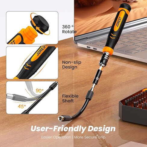 JOREST 24Pcs Precision Screwdriver Set, Tool Kit with Torx T5 T6 T8 T9 T15, Triwing Y00, Star P5, Phillips PH00, etc, for Macbook, Laptop, PS5, PS4, Switch, iphone, Ring Doorbell, Xbox,Glasses, Watch in Saudi Arabia