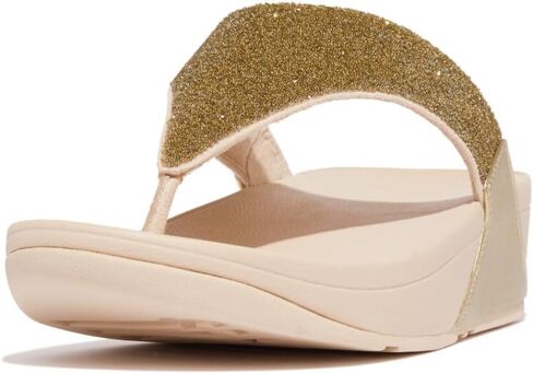 FitFlop Women's Lulu Opul-Trim Leather Toe-Post Sandals Steel Blue 11 in Kuwait