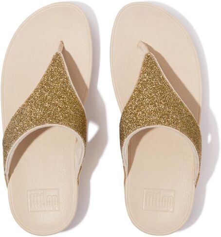 FitFlop Women's Lulu Opul-Trim Leather Toe-Post Sandals Steel Blue 11 in Kuwait