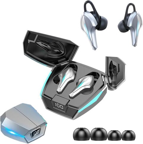 New Kids Wireless Earbuds with Elf Ball Charging Box, Touch Control Wireless Earbuds for Kids, Bluetooth 5.0 in-Ear Wireless Earphones with Mic for Android iOS Cell Phone Computer Laptop in Saudi Arabia
