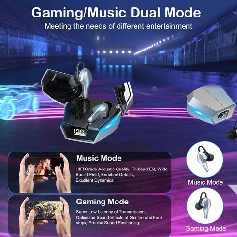 New Kids Wireless Earbuds with Elf Ball Charging Box, Touch Control Wireless Earbuds for Kids, Bluetooth 5.0 in-Ear Wireless Earphones with Mic for Android iOS Cell Phone Computer Laptop in Saudi Arabia