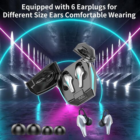 New Kids Wireless Earbuds with Elf Ball Charging Box, Touch Control Wireless Earbuds for Kids, Bluetooth 5.0 in-Ear Wireless Earphones with Mic for Android iOS Cell Phone Computer Laptop in Saudi Arabia