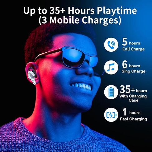New Kids Wireless Earbuds with Elf Ball Charging Box, Touch Control Wireless Earbuds for Kids, Bluetooth 5.0 in-Ear Wireless Earphones with Mic for Android iOS Cell Phone Computer Laptop in Saudi Arabia