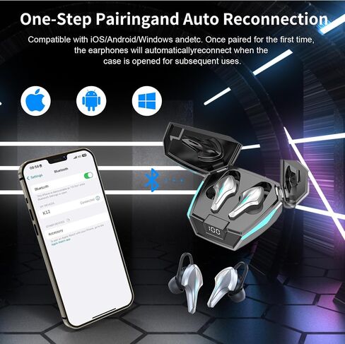 New Kids Wireless Earbuds with Elf Ball Charging Box, Touch Control Wireless Earbuds for Kids, Bluetooth 5.0 in-Ear Wireless Earphones with Mic for Android iOS Cell Phone Computer Laptop in Saudi Arabia