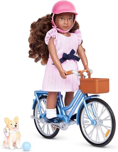 Lori Dolls – Yuni’s Cozy Sofa Set – Mini Doll & Toy Living Room Furniture – 6-inch Doll & Dollhouse Accessories – Sofa, Pouffe, Table, Rug, Pillows – Play Set for Kids – 3 Years + in Kuwait