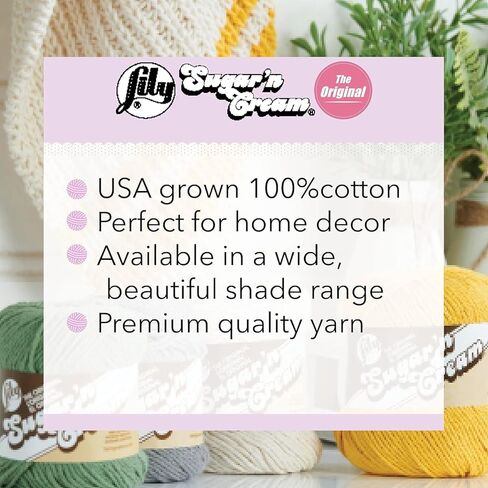خيط Lily Sugar 'N Cream The Original Ombre، 2oz، قياس 4 متوسط، 100% قطن، أحمر أبيض أزرق - يُغسل في الغسالة ويُجفف in Saudi Arabia