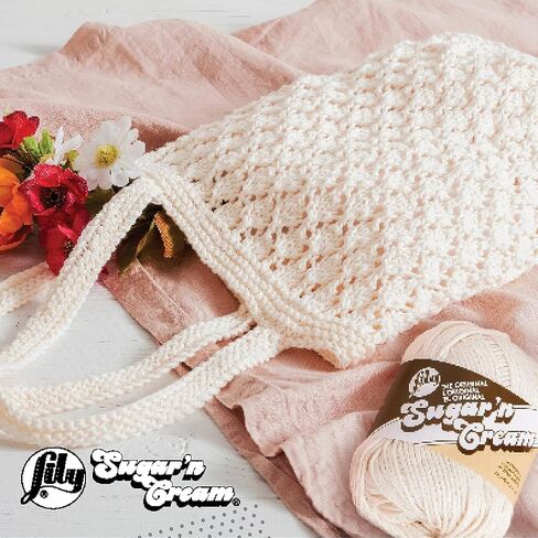 خيط Lily Sugar 'N Cream The Original Ombre، 2oz، قياس 4 متوسط، 100% قطن، أحمر أبيض أزرق - يُغسل في الغسالة ويُجفف in Saudi Arabia