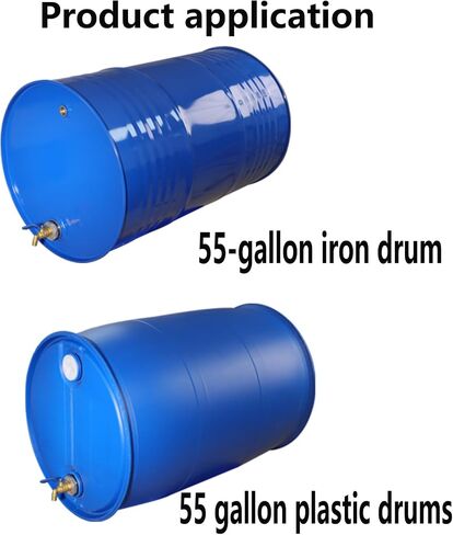 2"Drum Faucet 3/4 inch Brass Barrel Faucet for 55 Gallon Drum, 55 Gallon Steel/Plastic Drum,rain Barrel Faucet, with EPDM Washer in Kuwait