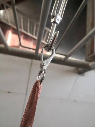Stainless Steel 316 Fixed Snap Hook 0# Spring Loaded Fixed Eye Hook Marine Rigging,5 Pieces in Saudi Arabia