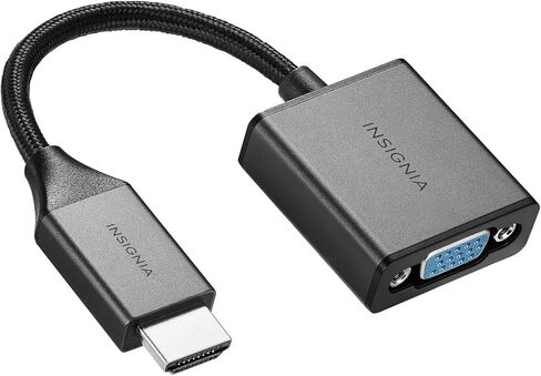 Insignia HDMI-to-VGA Adapter, Model: NS-PG95503, Black in Saudi Arabia