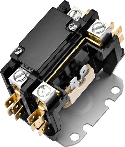 موصل محرك HVAC، HSJL-40/3، 3 أقطاب، 40 أمبير، ملف 24VAC 50/60 هرتز، لمكيف الهواء، المضخة الحرارية، أنظمة التبريد، مدرج في قائمة UL in Saudi Arabia