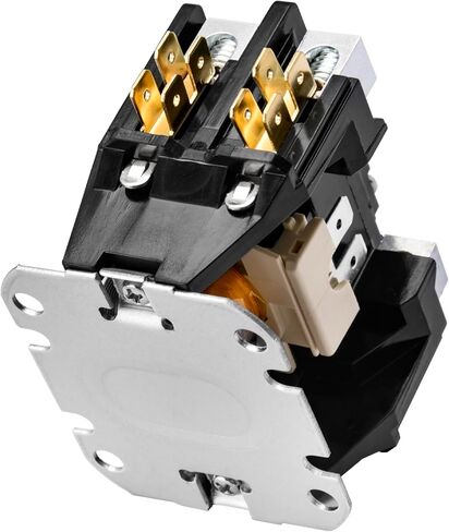 موصل محرك HVAC، HSJL-40/3، 3 أقطاب، 40 أمبير، ملف 24VAC 50/60 هرتز، لمكيف الهواء، المضخة الحرارية، أنظمة التبريد، مدرج في قائمة UL in Saudi Arabia