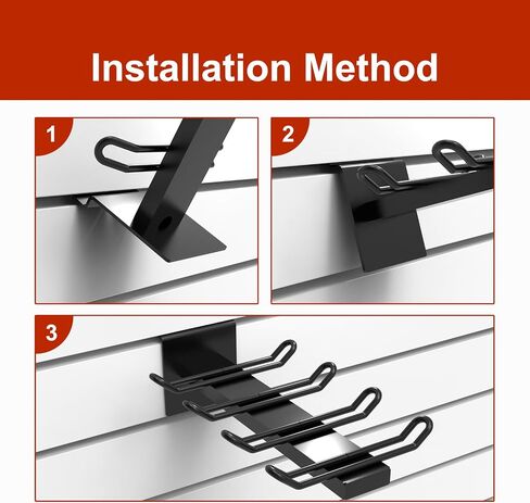 Baseball Bat Holder to Hold 6, 8, 12 Bats, Sports Softball Bat Slatwall Storage Vertical Display Rack, Slatwall Accessories (6 Bats Holder - 3 Pack, Black) in Saudi Arabia