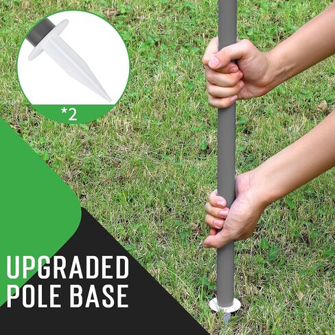 Portable Badminton Net with 4 Badminton Rackets, Durable Badminton Net Set for Driveway Backyard, Stable Game Net System with Carring Bag in Saudi Arabia