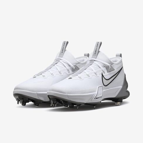 Nike Force Zoom Trout 9 Elite Low Metal Baseball Cleats SZ 10 Black | White in Saudi Arabia