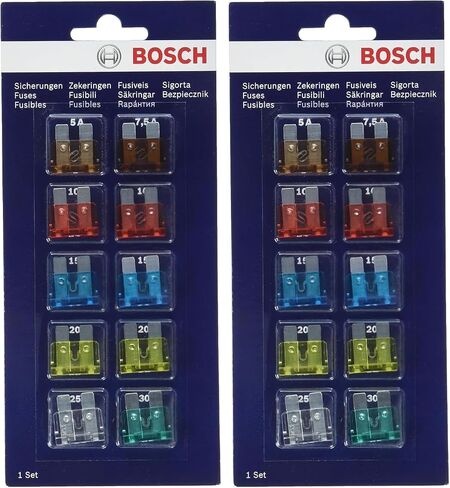 Bosch Standard Fuse Assortment, 7.5 amps, DIN/ISO 72581/3, Quick Release Feature, Model 1987529037 in Saudi Arabia