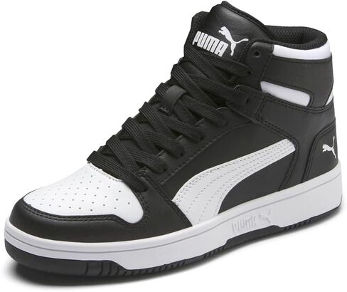 PUMA Rebound Layup جلد صناعي (للأطفال الكبار) Puma Team Royal/Puma Black/Puma Black 6.5 Big Kid M in Saudi Arabia