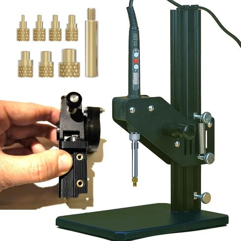 Heat Set Insert Press with Soldering Iron and M2-M8 Tips for Threaded Inserts Plastic and 3D Printing Components(LM Shaft) in Saudi Arabia
