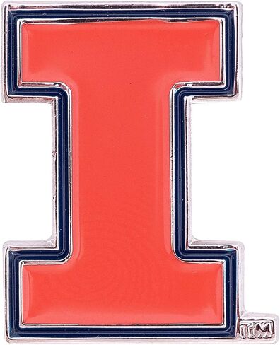 دبابيس طية صدر السترة من جامعة إلينوي، 3 قطع، شعار Fighting Illini U of I مصنوع من المعدن (مجموعة دبابيس) in Kuwait