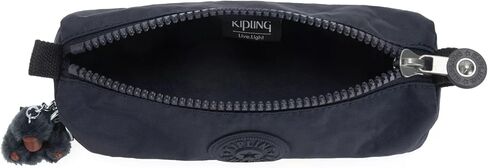 Kipling Women's Freedom Pencil Pouch, Small, Zipped, Water-Resistant, Pen Case, True Black, 8.75''L x 2.5''H x 2.5''D in Saudi Arabia