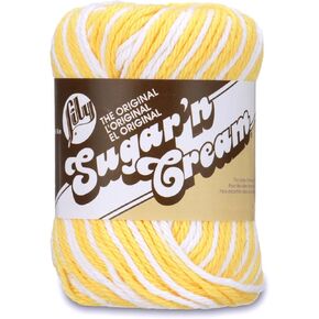 Lily Sugar 'N Cream The Original Ombre Yarn, 2oz, Gauge 4 Medium, 100% Cotton, Jewels - Machine Wash & Dry in Kuwait