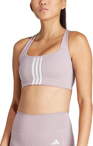 حمالة صدر Powerimpact Training متوسطة الدعم للسيدات من Adidas، أسود، (صغير) C/D in Saudi Arabia