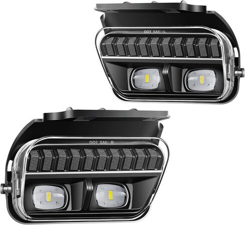 LED Fog Lights Compatible With 2007-2014 Chevy Silverado 2007-2015 Suburban 2007-2013 Avalanche 2007-2013 Tahoe 2010-2013 GMC Yukon Pick Up Truck Bumper Driving Lamps in Kuwait