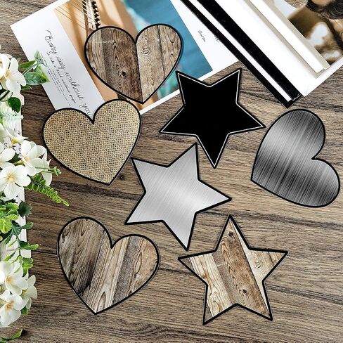 Leinuosen 45 Pieces Boho Classroom Decor Rainbows and Hearts Cutouts Rainbow Heart Bulletin Board Cutouts Rainbow Party Decorations for Crafts Bulletin Boards Homeschool School Door Home Birthday in Saudi Arabia