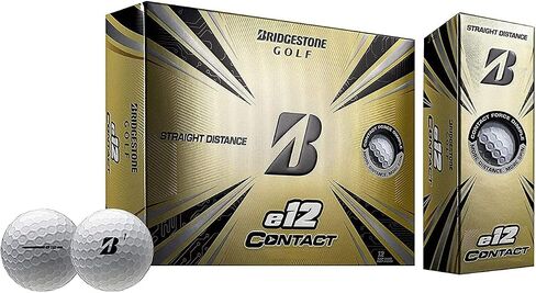 Bridgstone Golf E12 Straight Distance Matte Red (One Dozen) in Saudi Arabia