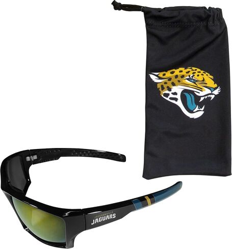 Siskiyou Sports NFL Green Bay Packers Unisex Edge Wrap Sunglass and Bag Set, Team Colors, One Size (FESG115EB-GR) in Saudi Arabia
