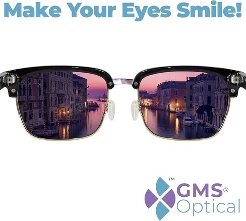 GMS Optical Soft Silicone Air Bag Nose Pads for Eyeglasses (14mm Screw-in, 10 Pair) in Saudi Arabia