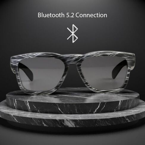 OhO Smart Glasses,Safety Glasses with Bluetooth Speaker,Indoor/Outdoor UV Protection and Voice Control,Unisex(Blue Light Lens) in Kuwait