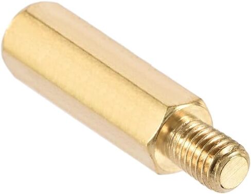 uxcell M5x25mm+7mm Male-Female Brass Hex PCB Motherboard Spacer Standoff for FPV Drone Quadcopter, Computer & Circuit Board 15pcs in Saudi Arabia