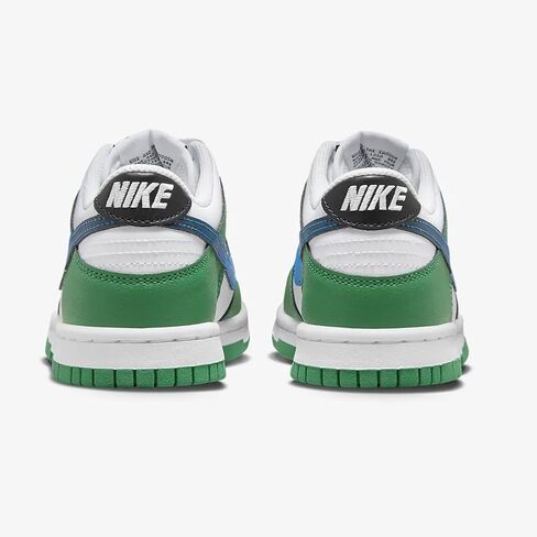 Nike Youth Dunk Low DH9764 001 Black White Metallic - Size 4Y in Saudi Arabia