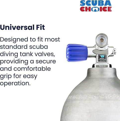 Scuba Choice Scuba Diving Tank Valve Knob - Round Shape, Orange in Saudi Arabia