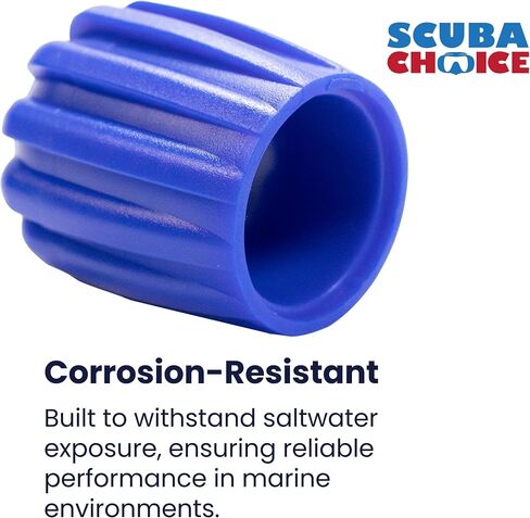 Scuba Choice Scuba Diving Tank Valve Knob - Round Shape, Orange in Saudi Arabia