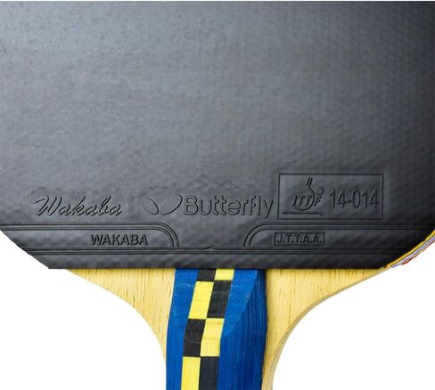 مضرب تنس الطاولة بترفلاي ناكاما S4 - قوة من ألياف الكربون مع تحكم مدهش - سلسلة ناكاما - تتضمن أكثر من 40 كرة - يوصى بها للعب بينج بونج ذو المستوى المتقدم in Kuwait