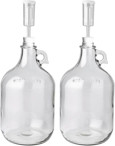 سدادة FastRack/جهاز تخمير زجاجي سعة 1 جالون/إبريق، شفاف in Kuwait