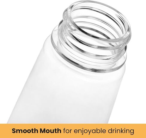 Elsjoy 24 عبوة من الزجاجات البلاستيكية سعة 10 أونصة مع أغطية، زجاجات قارورة بلاستيكية صغيرة قابلة لإعادة الاستخدام، زجاجات مسطحة مستديرة، زجاجات عصير صغيرة، حاوية مشروبات للاستعمال مرة واحدة للعصير والكحول ومقاومة للتسرب in Kuwait