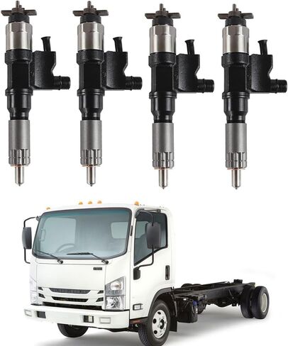 0445110250 Fuel Injector 4PCS Fit for 2006-2011 Ranger, for Mazda BT-50 Engine Aftermarket Parts Replace OE WLAA-13-H50 0986435123 in Kuwait