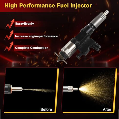 0445110250 Fuel Injector 4PCS Fit for 2006-2011 Ranger, for Mazda BT-50 Engine Aftermarket Parts Replace OE WLAA-13-H50 0986435123 in Kuwait