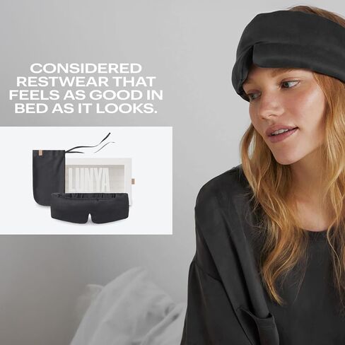Washable Silk Sleep Mask with Box in Kuwait