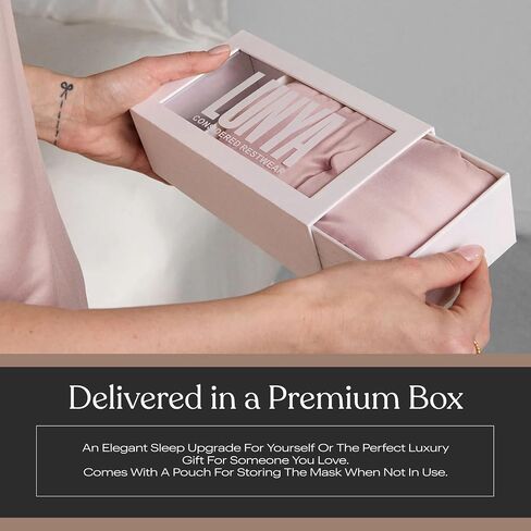 Washable Silk Sleep Mask with Box in Kuwait