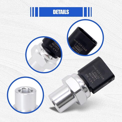 HiSport A/C Pressure Sensor Switch - Air Conditioner Pressure Switch Compatible with Buick Cadillac Chevy Ford GMC Isuzu Mercury Pontiac Saab Saturn, Replaces 13587668 1550147 1551258 in Saudi Arabia