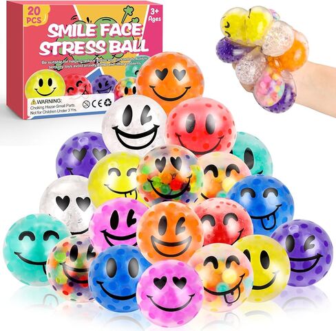 12 Pack Fidget Stress Balls for Adults, Cute Octopus Stress Relief Stress Ball, Bulk Squishy Squeeze Ball Set and Birthday Party Favors in Kuwait