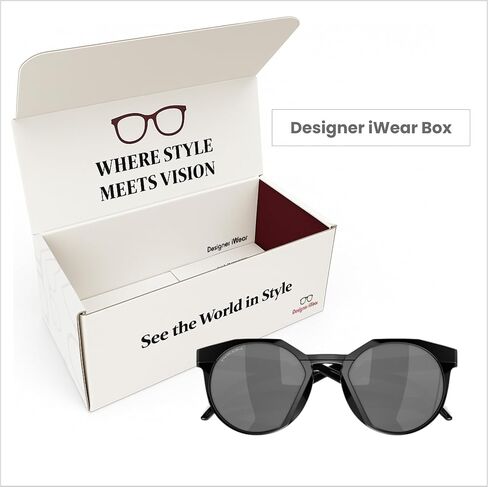 Oakley Hstn (a) 009242A 52MM Round Low Bridge Fit Sunglasses for Men for Women + BUNDLE Accessory Leash + Designer iWear Kit in Saudi Arabia