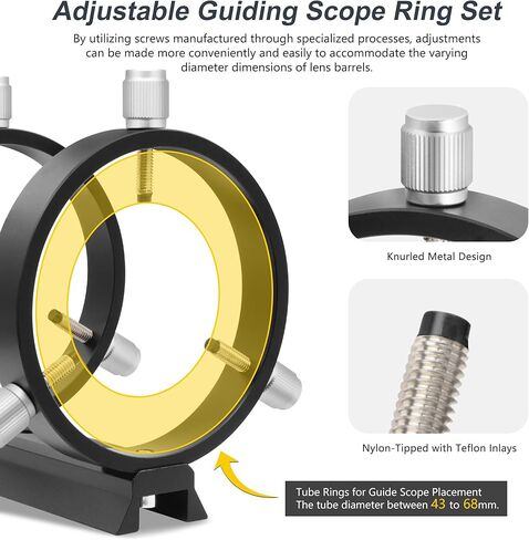 مجموعة أدوات البحث والتوجيه الفاخرة المدمجة مقاس 70 مم من Alstar مع بؤرة حلزونية مزدوجة مقاس 1.25 بوصة in Kuwait