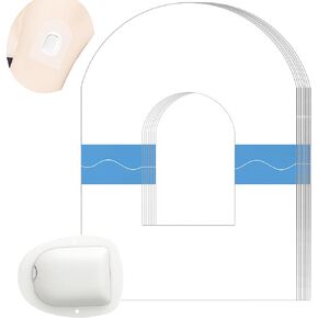 رقع لاصقة لمستشعر Guardian 3/4، رقع مستشعر CGM مقاومة للماء وخالية من اللاتكس لمدة 7 أيام (20 حزمة)، شريط لاصق مقطوع مسبقًا، غطاء حماية مستمر لمراقبة الجلوكوز - GTAGKOMMEN in Kuwait